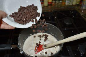 Adding the Chocolate Chips
