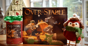 OVER IN A STABLE Advent Jar Craft