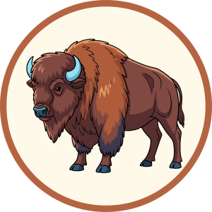 Bison Buddies Ralph and Clyde